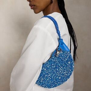 Ralph Lauren Beaded ID Shoulder Bag